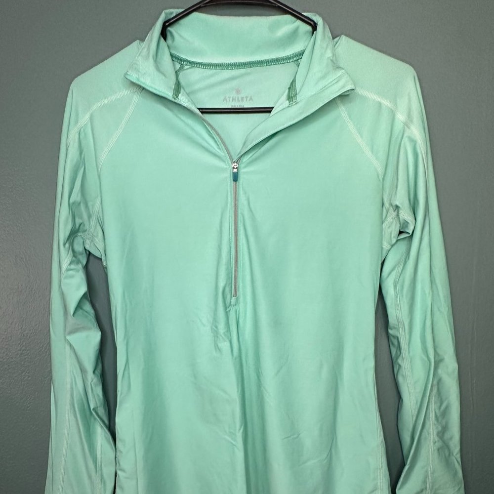 Athleta Canyon Lands Half Zip Long Sleeve Top